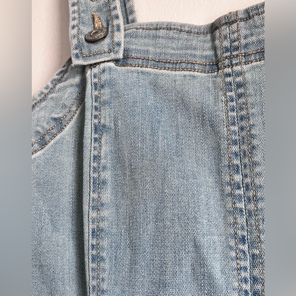 AMERICAN EAGLE Super Stretch Denim Overall Dress - Picture 5 of 11